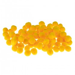 685735 POMPONY DEKORACYJNE ŻÓŁTY 10 mm 100 szt. WIELKANOC BREWIS