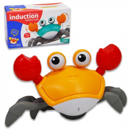 787729 KRAB KOLOROWY W PUDEŁKU 20 CM NA BATERIE MIX KOLORÓW PEGAZ