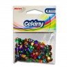 689283 CEKINY OZDOBNE BŁYSZCZĄCE MIX KOLORÓW 6 mm 10g BREWIS