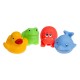 034A TULLO ZABAWKA DO KĄPIELI - ZWIERZĄTKA 4SZT.