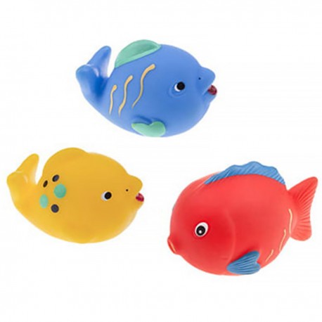 509A TULLO ZABAWKA DO KĄPIELI - RYBKA 3SZT. BEZ DZIURKI