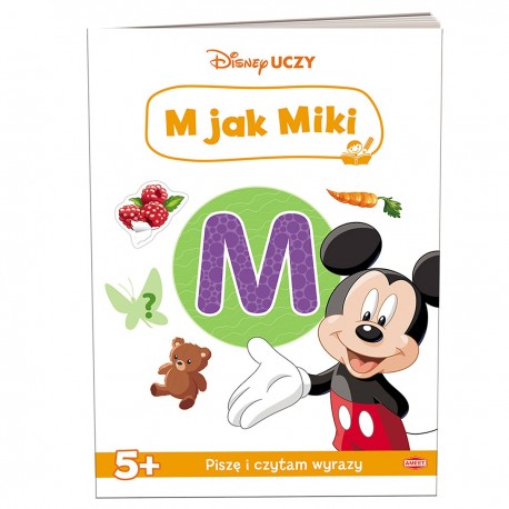 341794 AMEET DISNEY UCZY - MYSZKA MIKI M JAK MIKI - PISZĘ I CZYTAM WYRAZY