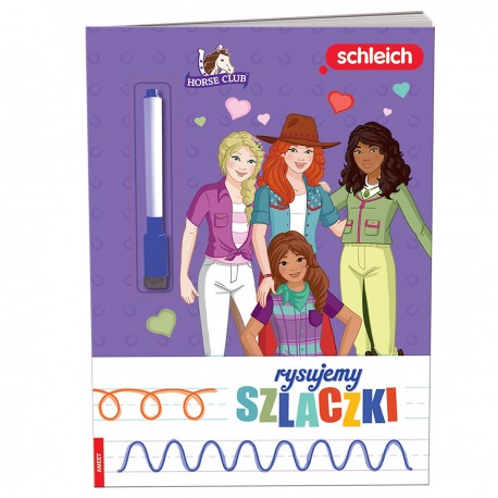 343064 AMEET SCHLEICH PRZYJACIÓŁKI Z HORSE CLUB - RYSUJEMY SZLACZKI