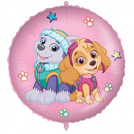 929766 BALON FOLIOWY PSI PATROL - SKYE & EVEREST KOŁO 46 cm 18" GODAN