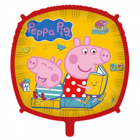 949986 BALON FOLIOWY PSI PATROL - ŚWINKA PEPPA KWADRAT 43 cm 18" GODAN