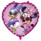 949894 BALON FOLIOWY - SERCE MYSZKA MINNIE DISNEY 46 cm 18" GODAN