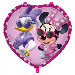 949894 BALON FOLIOWY - SERCE MYSZKA MINNIE DISNEY 46 cm 18" GODAN