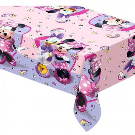 938331 OBRUS FOLIOWY MYSZKA MINNIE PARTY 120x180 GODAN