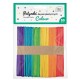 337252 PATYCZKI DREWNIANE KOLOROWE 11,3x1 cm 50 szt. INTERDRUK
