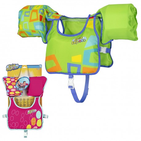 BESTWAY 32174 KAMIZELKA PIANKOWA Z RĘKAWKAMI 2 WZORY 3-6 LAT