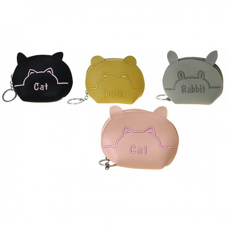 584037 PORTMONETKA ZWIERZĘTA 4 WZORY ADAR