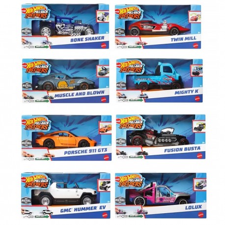 166756 HOT WHEELS SAMOCHÓD METALOWY 8 WZORÓW 1:43