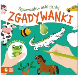 400700 ZS KOLOROWANKA RYSOWANKI-NAKLEJANKI - ZGADYWANKI