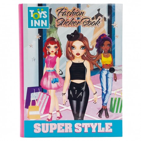 298530 STNUX KSIĄŻKA Z NAKLEJKAMI FASHION STICKER BOOK SYPER STYLE