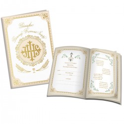 980908 KSIĄŻECZKA A5 BEŻOWY PAMIĄTKA PIERWSZA KOMUNIA ŚWIĘTA HENRY