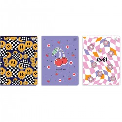 293794 ZESZYT W KRATKĘ A4 32 MAGICZNY MIX WZORÓW INTERDRUK