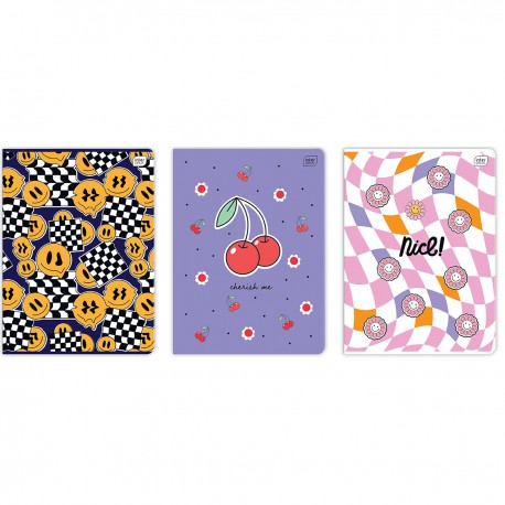 293794 ZESZYT W KRATKĘ A4 32 MAGICZNY MIX WZORÓW INTERDRUK