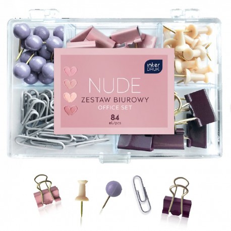 346377 ZESTAW BIUROWY 84 el. NUDE INTERDRUK