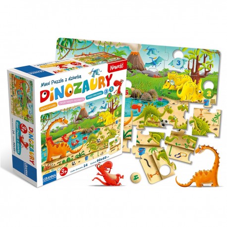 004410 GRANNA MAXI PUZZLE DINOZAURY