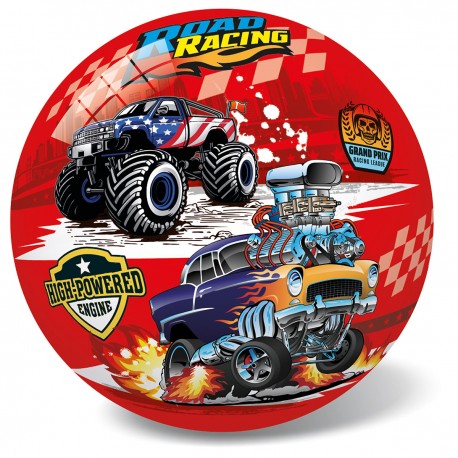 132176 PIŁKA GUMOWA MONSTER TRUCK 23 CM BEST MS TOYS