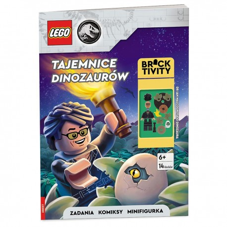 343859 AMEET LEGO JURASSIC WORLD TAJEMNICE DINOZAURÓW KSIĄŻECZKA