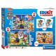 182916 CLEMENTONI PUZZLE 4w1 EDUKIT PSI PATROL