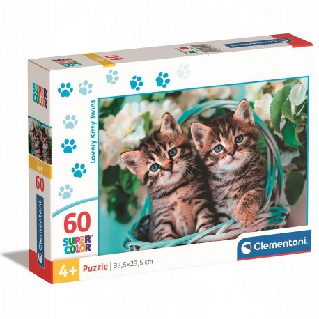 265992 CLEMENTONI PUZZLE 60 el. UROCZE KOTKI