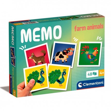 183166 CLEMENTONI GRA MEMO NOLI ZWIERZĘTA NA FARMIE