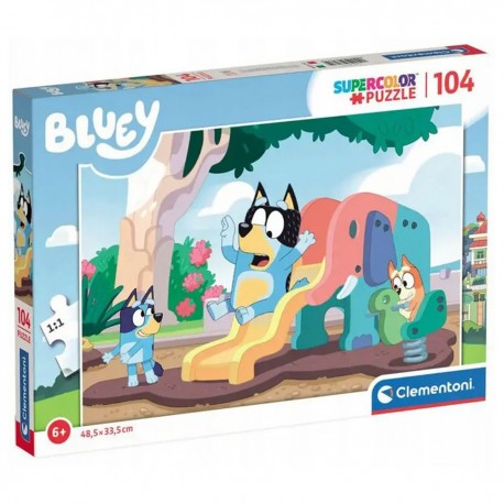 271719 CLEMENTONI PUZZLE 104 el. BLUEY SUPERCOLOR