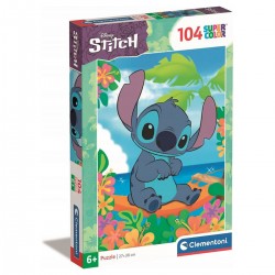 257553 CLEMENTONI PUZZLE 104 el. STITCH SUPERCOLOR