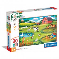 202867 CLEMENTONI PUZZLE 30 EL FARMA ZWIERZĄT