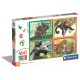215324 CLEMENTONI PUZZLE 4w1 DZIKIE ZWIERZĘTA BABY CUDDLES SUPERCOLOR