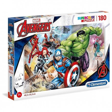 292950 CLEMENTONI PUZZLE 180 el. AVENGERS SUPERCOLOR