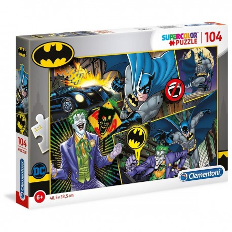 257089 CLEMENTONI PUZZLE 104 el. BATMAN SUPERCOLOR