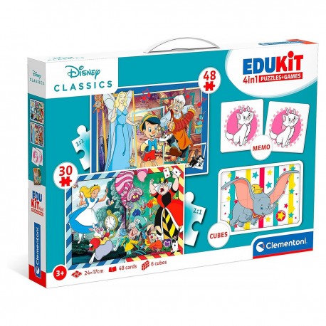 182954 CLEMENTONI PUZZLE 4w1 EDUKIT SPIDEY AND HIS AMAZING FRIENDS