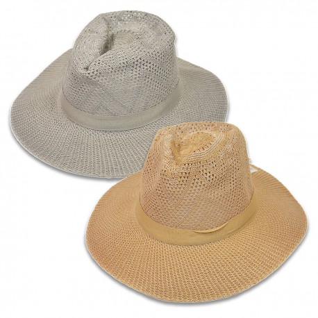 057454 PAPIEROWY KAPELUSZ ŻYŁKOWY UNISEX 2 KOLORY 7&7