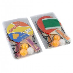 16907 ZESTAW DO PING PONGA PALETKI PIŁECZKI I SIATKA