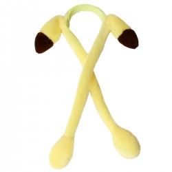 464978 OPASKA CZAPKA RUCHOME USZY KRÓLIKA ŻÓŁTY GAZELO