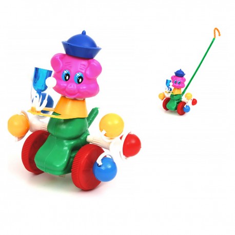 40237 PCHACZ KOLOROWY - ŚWINKA Z DZWONKIEM SUCHANEK