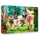 10800 TREFL PUZZLE 1000 el. NADCHODZĄ KŁOPTY! PSY - TEA TIME PREMIUM PLUS QUALITY