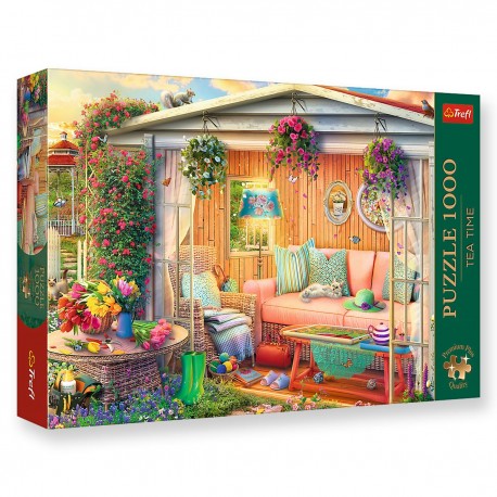 10801 TREFL PUZZLE 1000 el. MOJE ULUBIONE MIEJSCE - TEA TIME PREMIUM PLUS QUALITY
