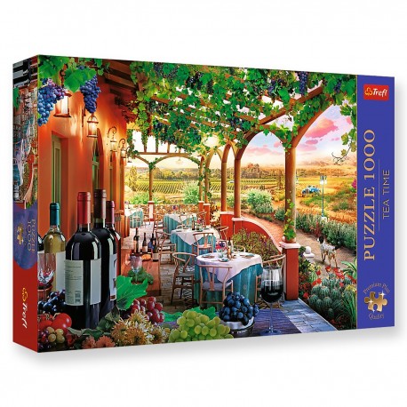 10807 TREFL PUZZLE 1000 el. WŁOSKA WINNICA - TEA TIME PREMIUM PLUS QUALITY