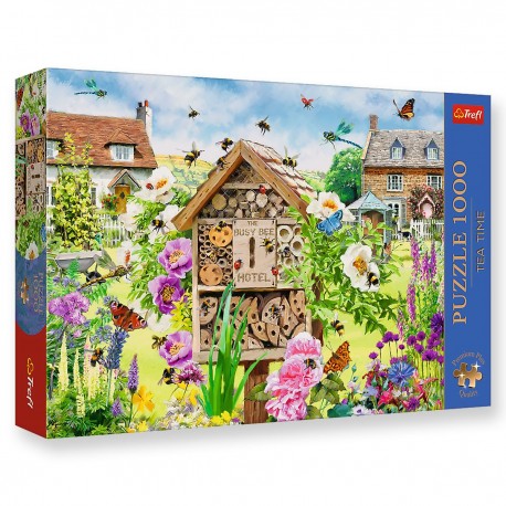 10809 TREFL PUZZLE 1000 el. DOM DLA PSZCZÓŁ - TEA TIME PREMIUM PLUS QUALITY