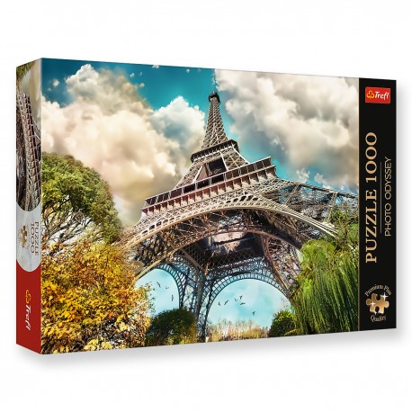 10815 TREFL PUZZLE 1000 el. WIEŻA EIFFEL, PARYŻ - PHOTO ODYSSEY PREMIUM PLUS QUALITY
