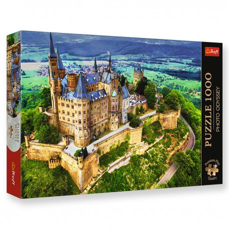 10825 TREFL PUZZLE 1000 el. ZAMEK HOHENZOLLERN, NIEMCY - PHOTO ODYSSEY PREMIUM PLUS QUALITY