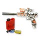 788825 PISTOLET GAMER 3 KOLORY GRAFFITI + KULKI ŻELOWE PEGAZ