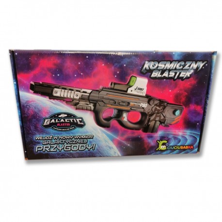 732882 KARABIN KOSMICZNY BLASTER NA BATERIE KRĄŻKI PIANKOWE CIUCIUBABKA