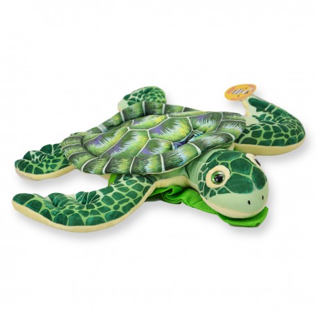 241175 DEEF PLUSZOWY PLECAK ŻÓŁW 35/35CM