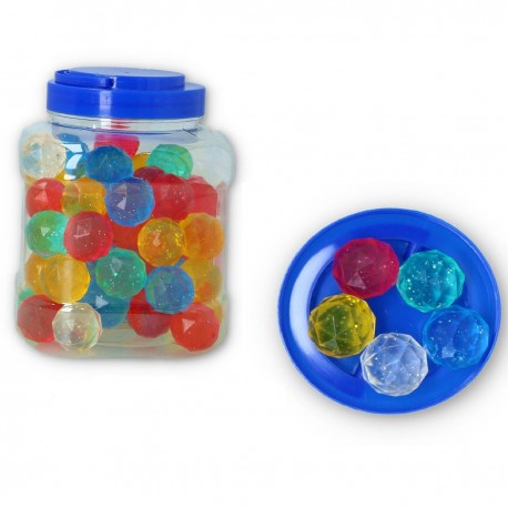 975489 PIŁKA KAUCZUKOWA KANGUREK DIAMENCIK SŁOIK 60szt. GAZELO