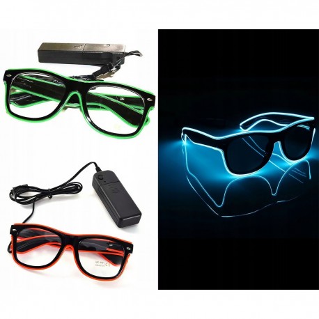 096548 OKULARY ŚWIECĄCE LED NA IMPREZE NORIMPEX